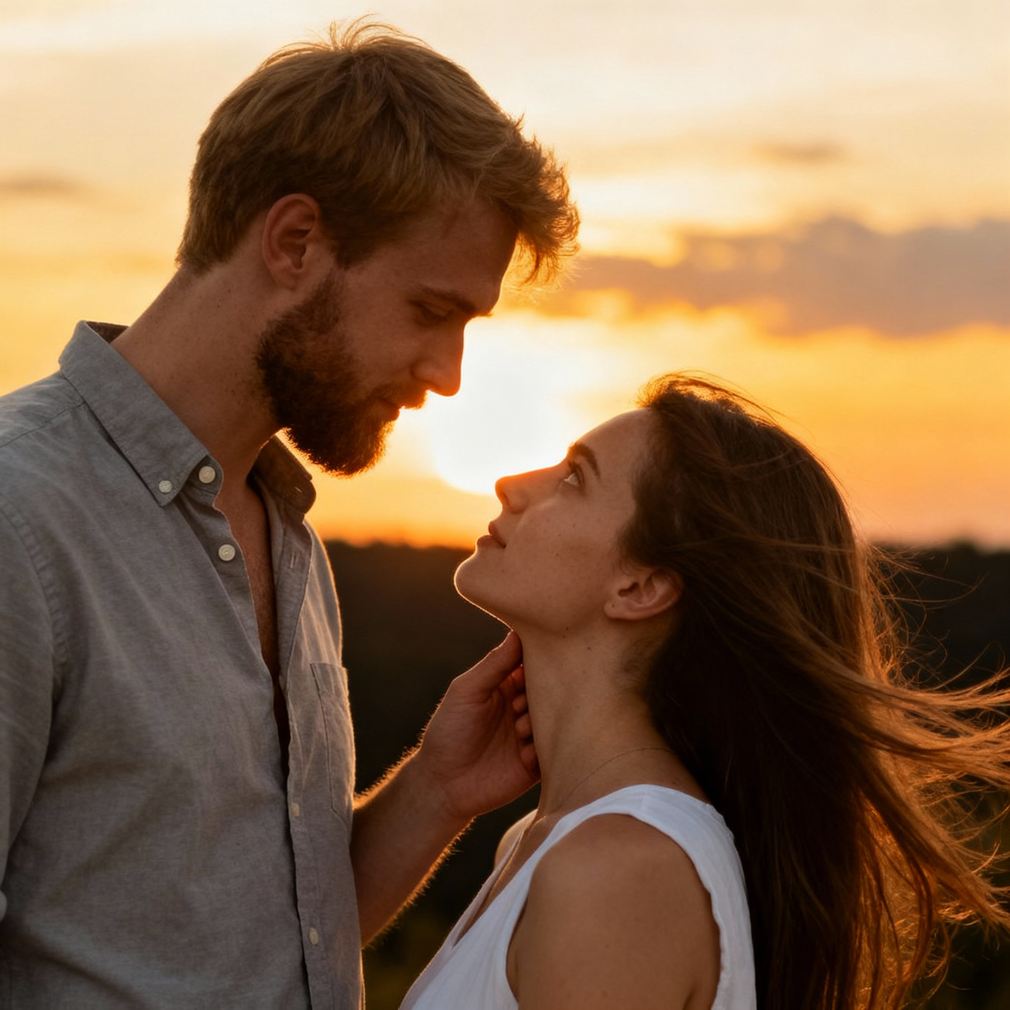 couple under sunlight